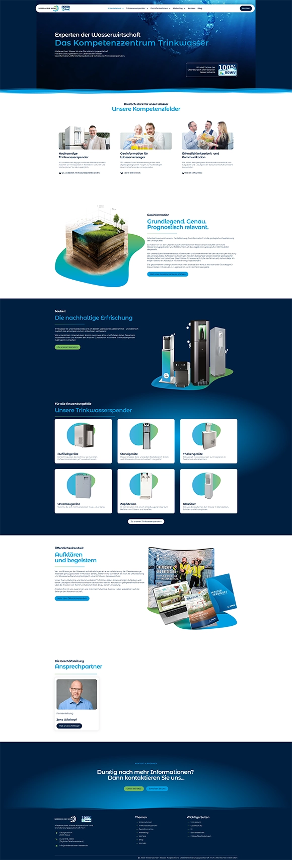 Webdesign Referenz ndswasser